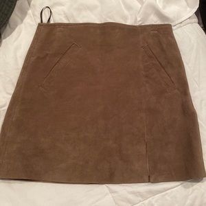 blank nyc suede skirt
